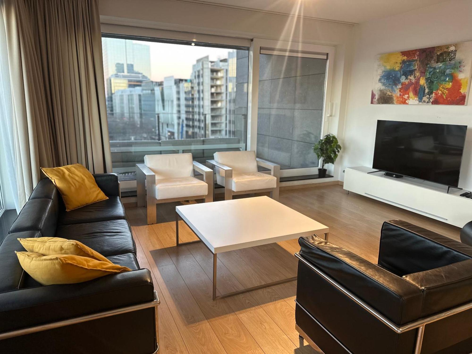 Apartment With Stunning View In City Center Brüssel Exterior foto
