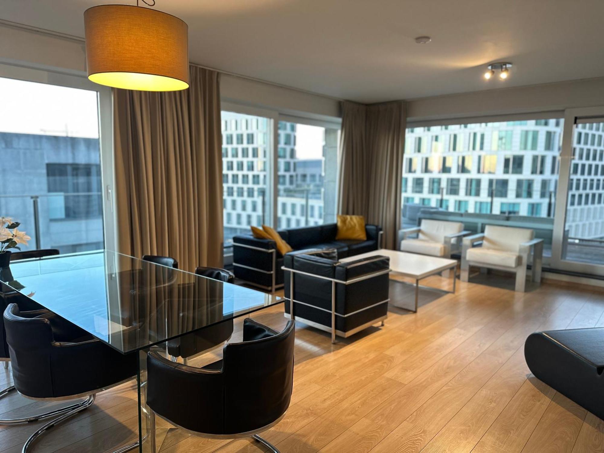 Apartment With Stunning View In City Center Brüssel Exterior foto