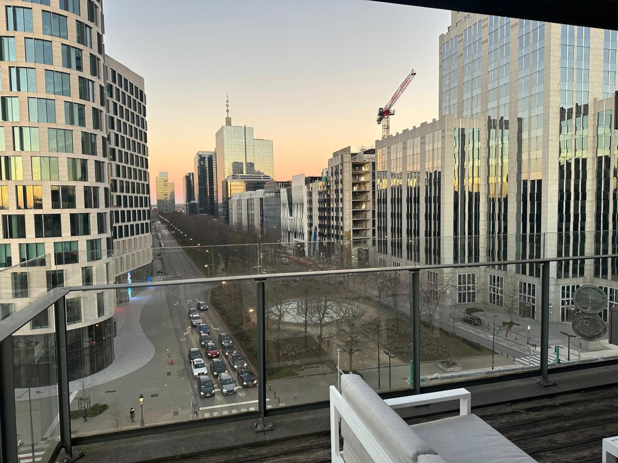 Apartment With Stunning View In City Center Brüssel Exterior foto