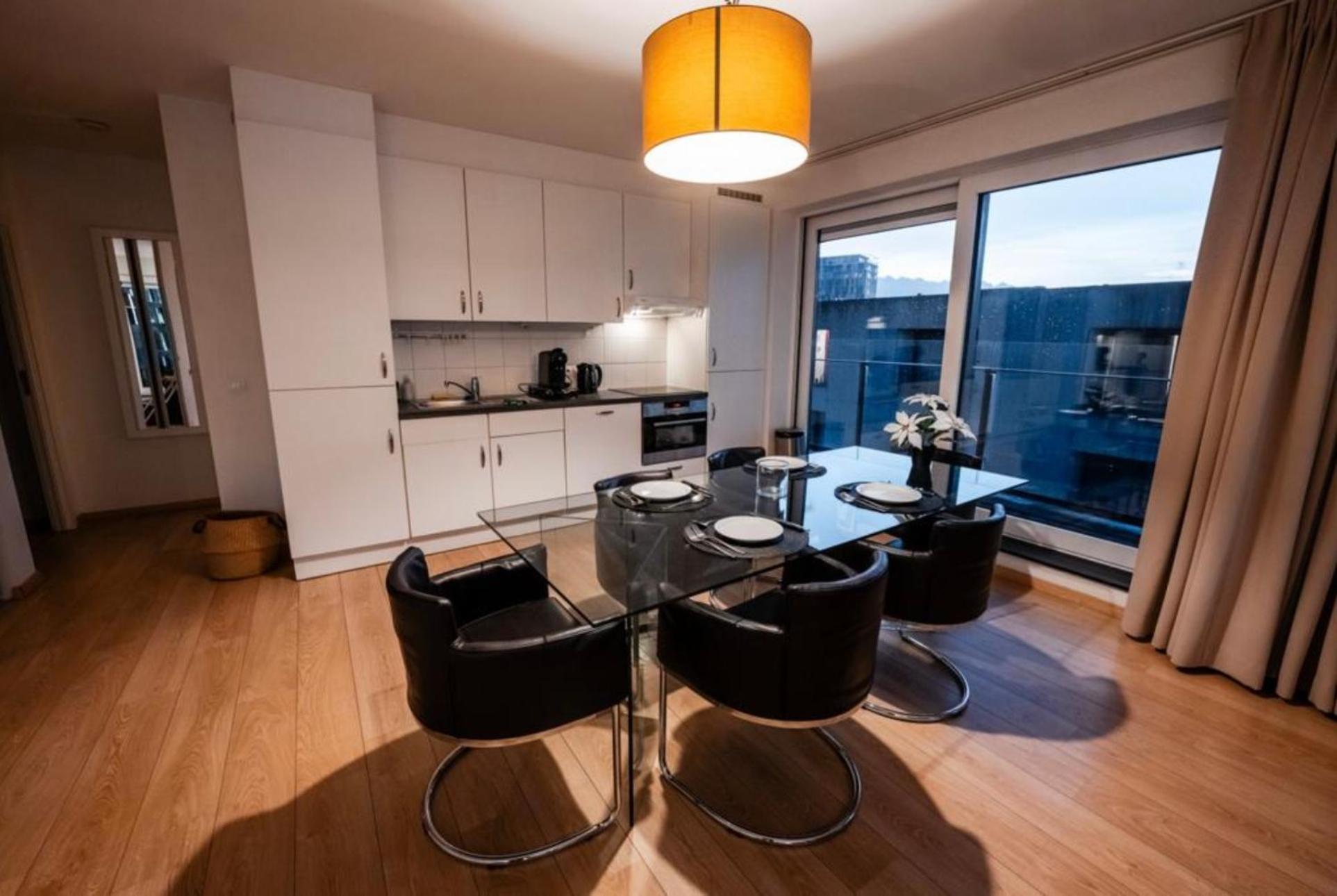 Apartment With Stunning View In City Center Brüssel Exterior foto